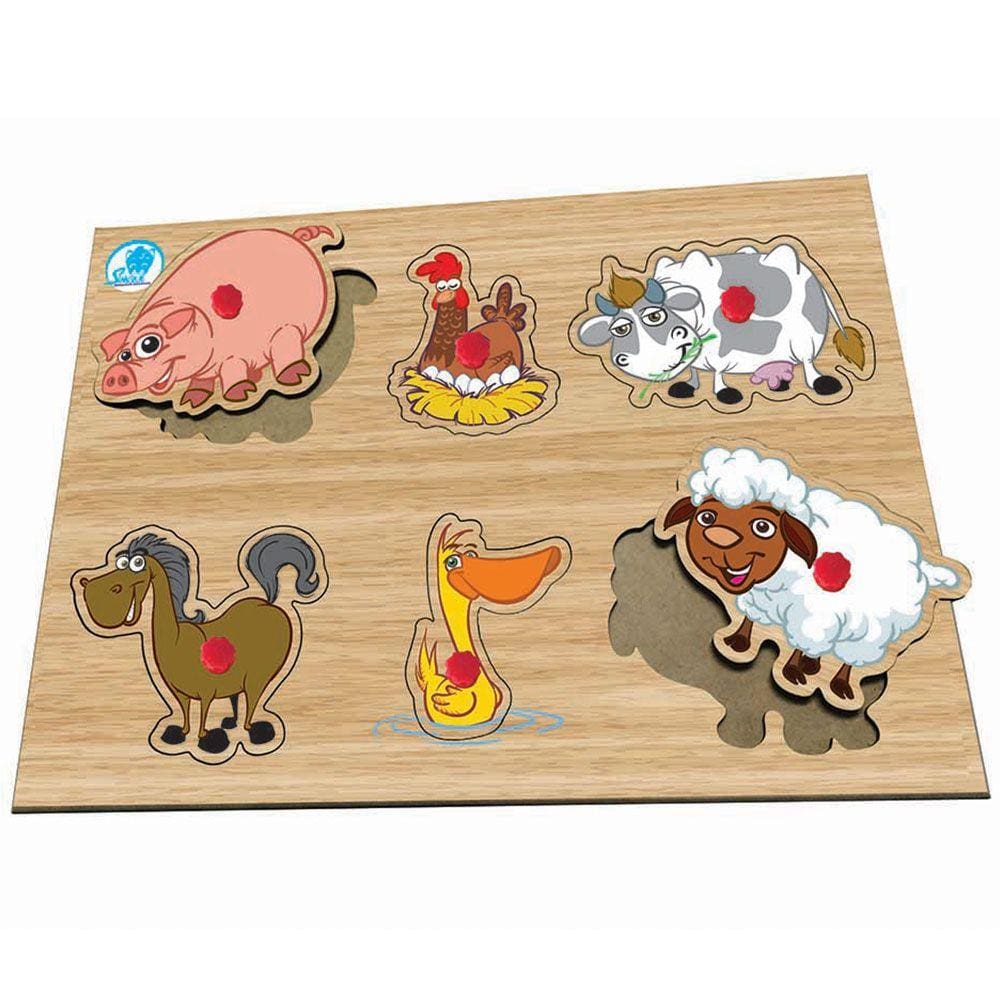 Kit 20 Jogos Quebra Cabeça Infantil Animais Transporte Mdf