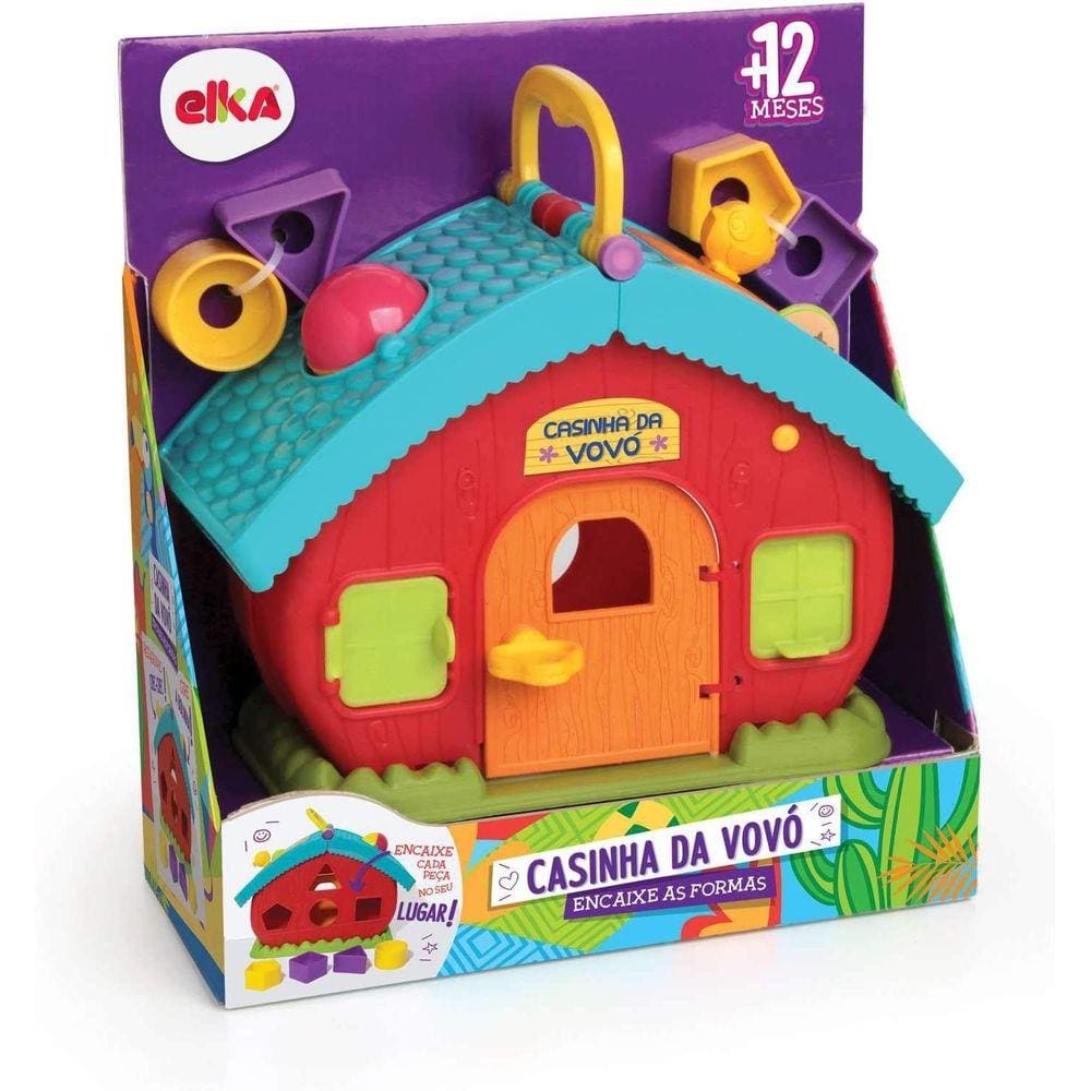 Casinha Da Vovo Encaixa As Formas Elka