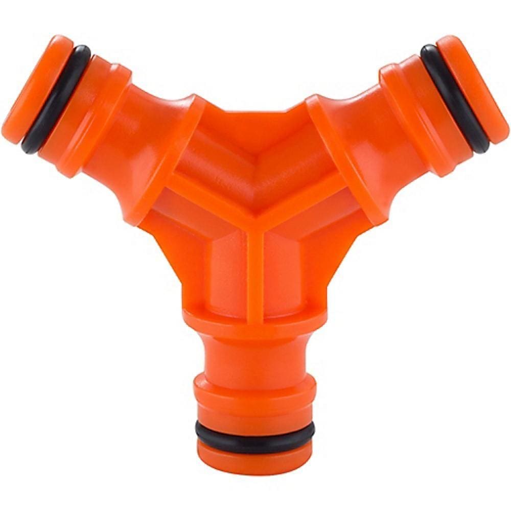 Conector Rápido Triplo 5,9x6,8x2cm 1/2" Laranja