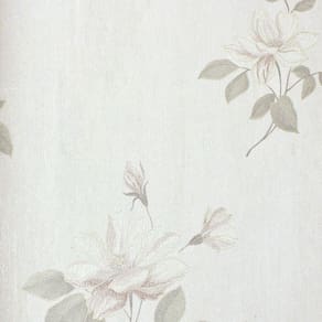 Papel de Parede Lavável Flores Malva e Rose (Glitter e Leve Relevo) + Cola Para Aplicação - Dolce Vita | 94583
