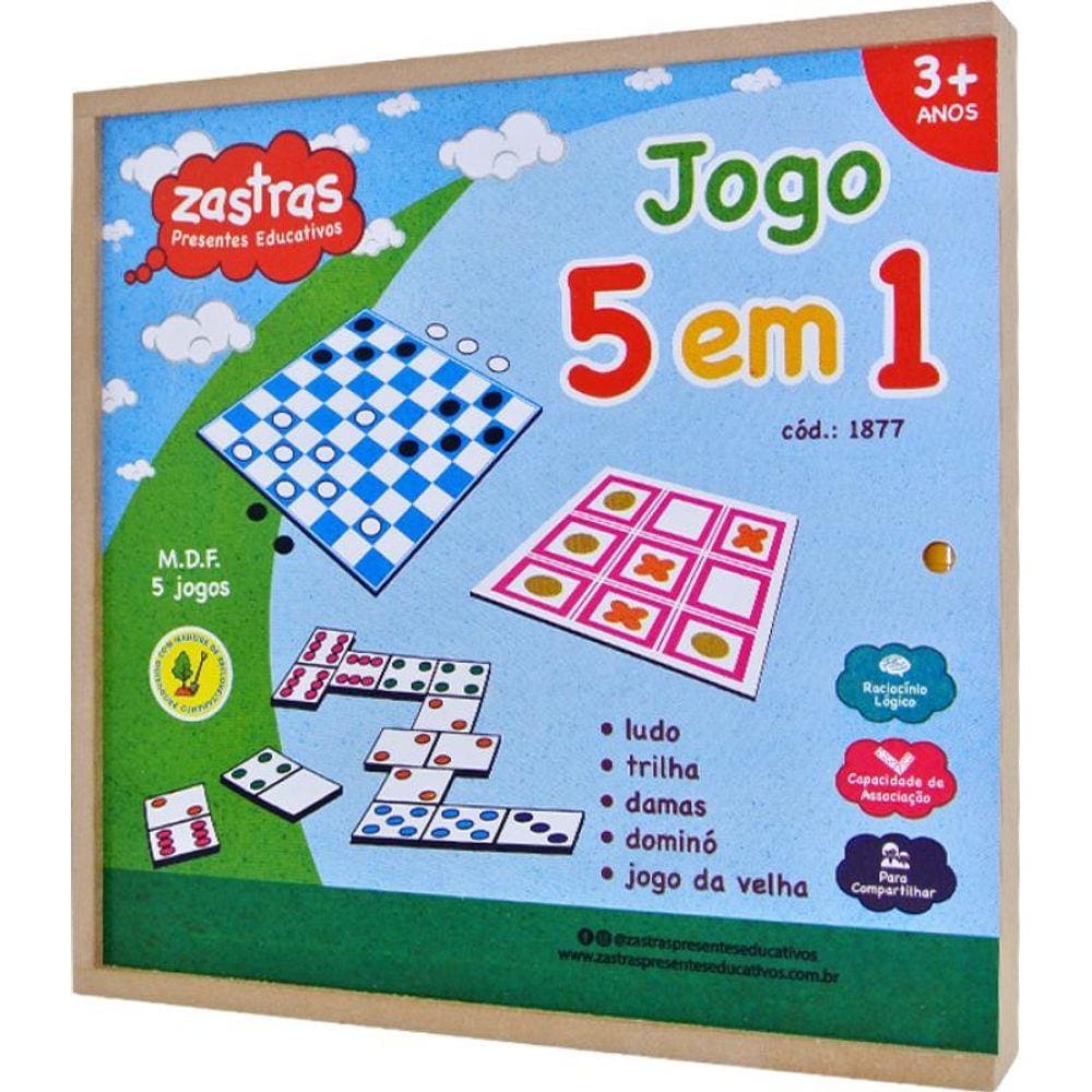 Brinquedos Educativos - JOGO DA VELHA ANIMAIS ZASTRAS - ZASTRAS