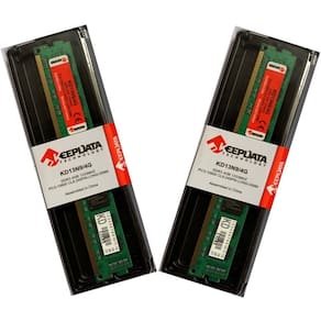 2 Módulos de Memória RAM DDR3 PARA DESKTOP 4GB 1333 MHz PC3-10600 CL9 240 Pinos LONG-DIMM