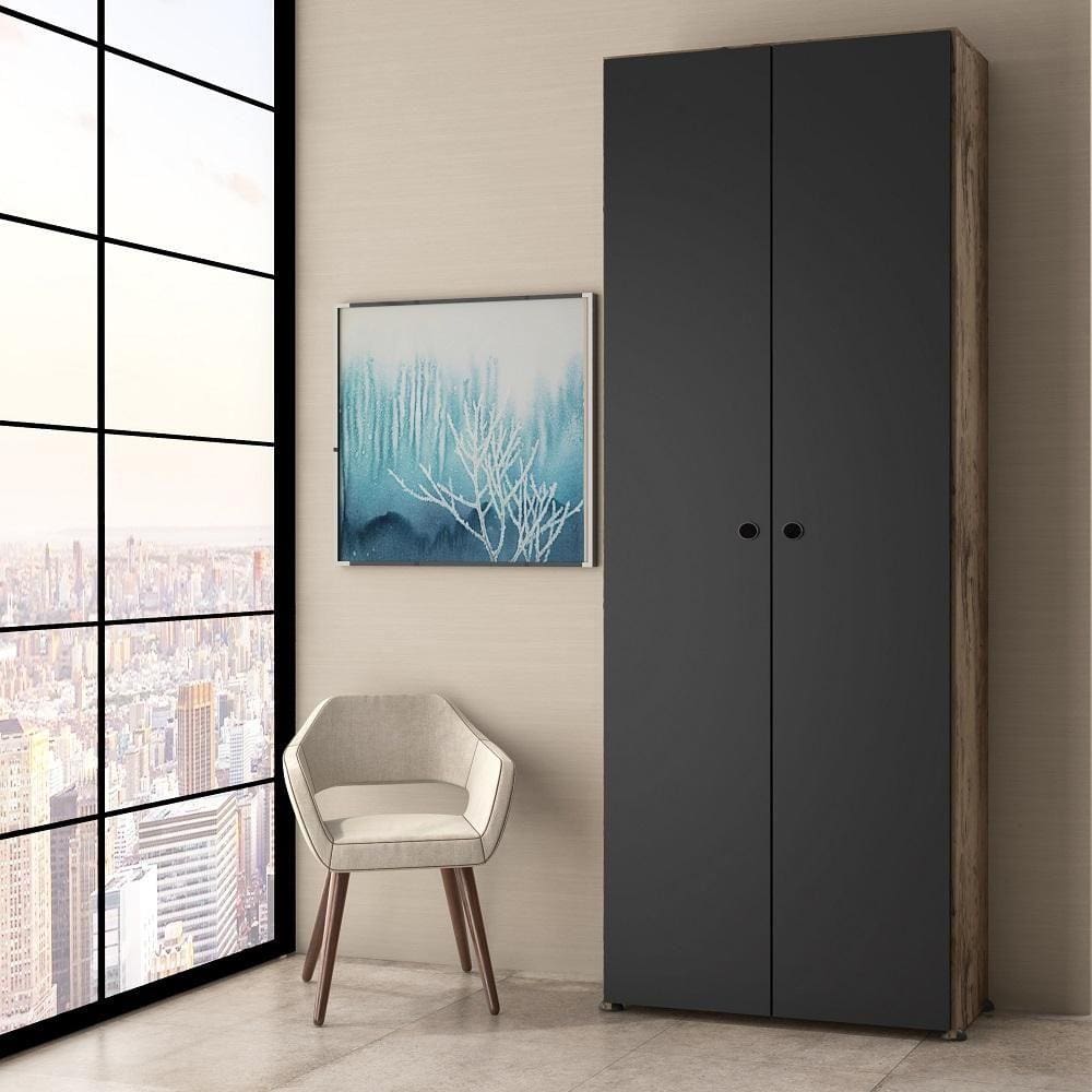 Estante para Livros 2 Portas Office Castani Chade Brienza Decor