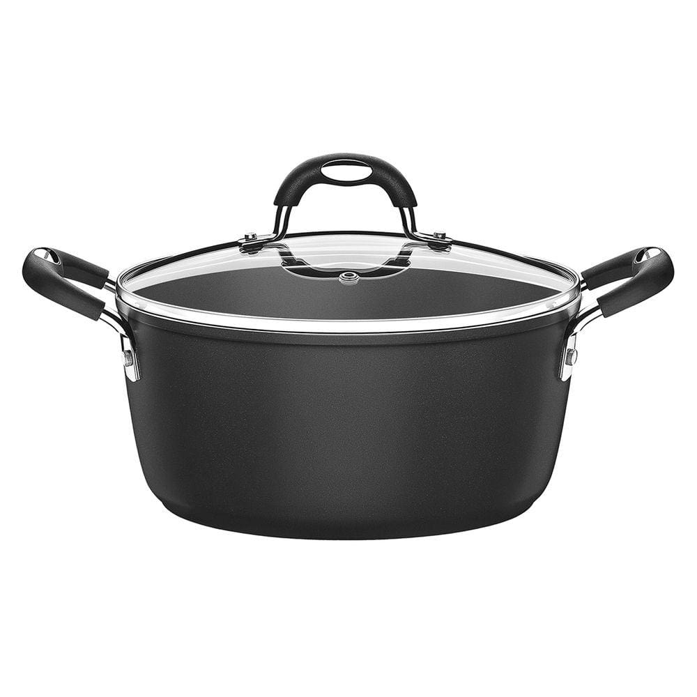 Caçarola Tramontina 28705022 Mônaco Induction 3.5L 22cm Preta