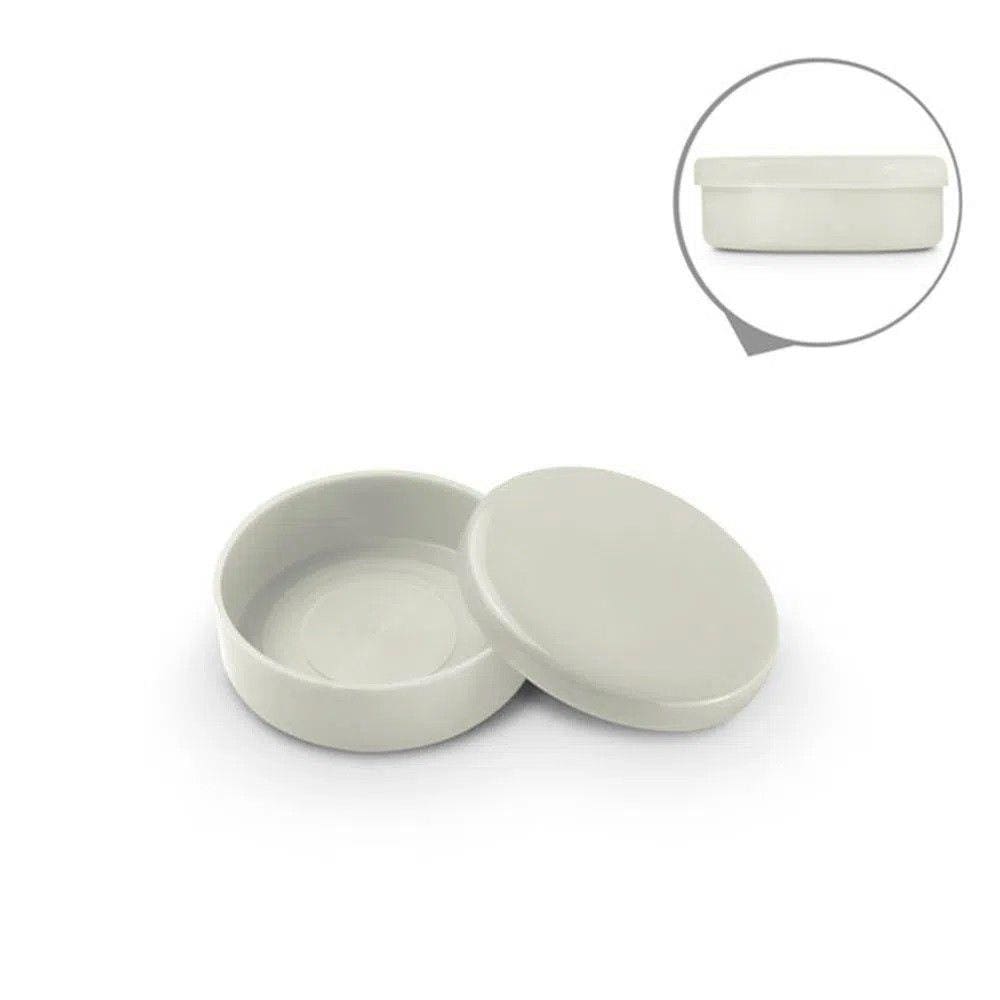 Lembrancinha Mini Latinha de Plástico Branca - 10 unidades