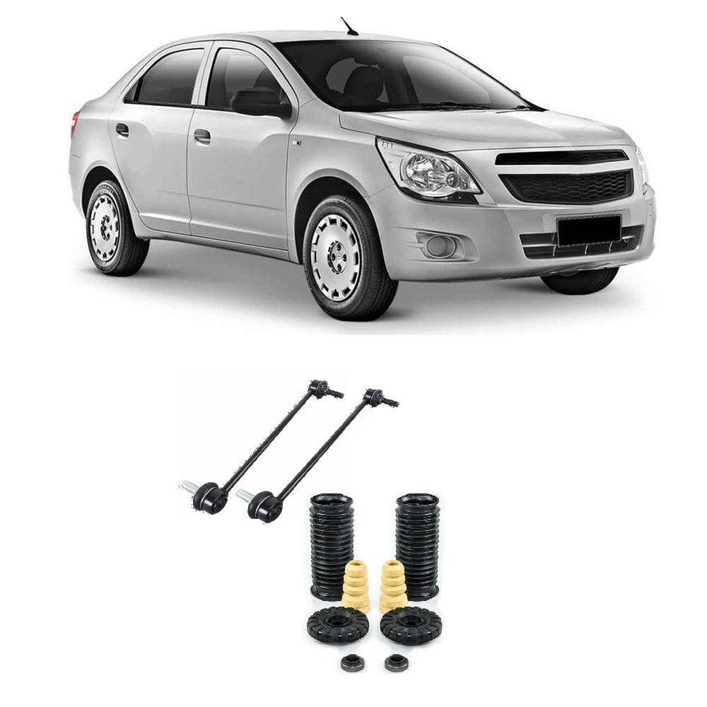 Bieleta + Kit Batente Chevrolet Cobalt Dianteiro 2012 Até 2018 O Par