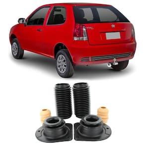Kit Batente Palio Fire Impacto Reposição Automotiva Dianteiro - 2001 Até 2012 O Par