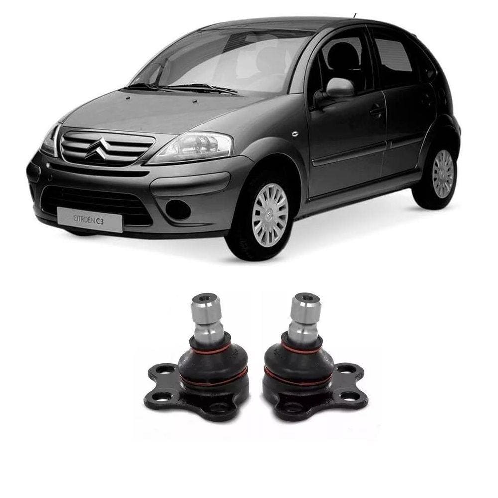 Pivô da Suspensão Inferior Citroen C3 2002 Até 2012 O Par
