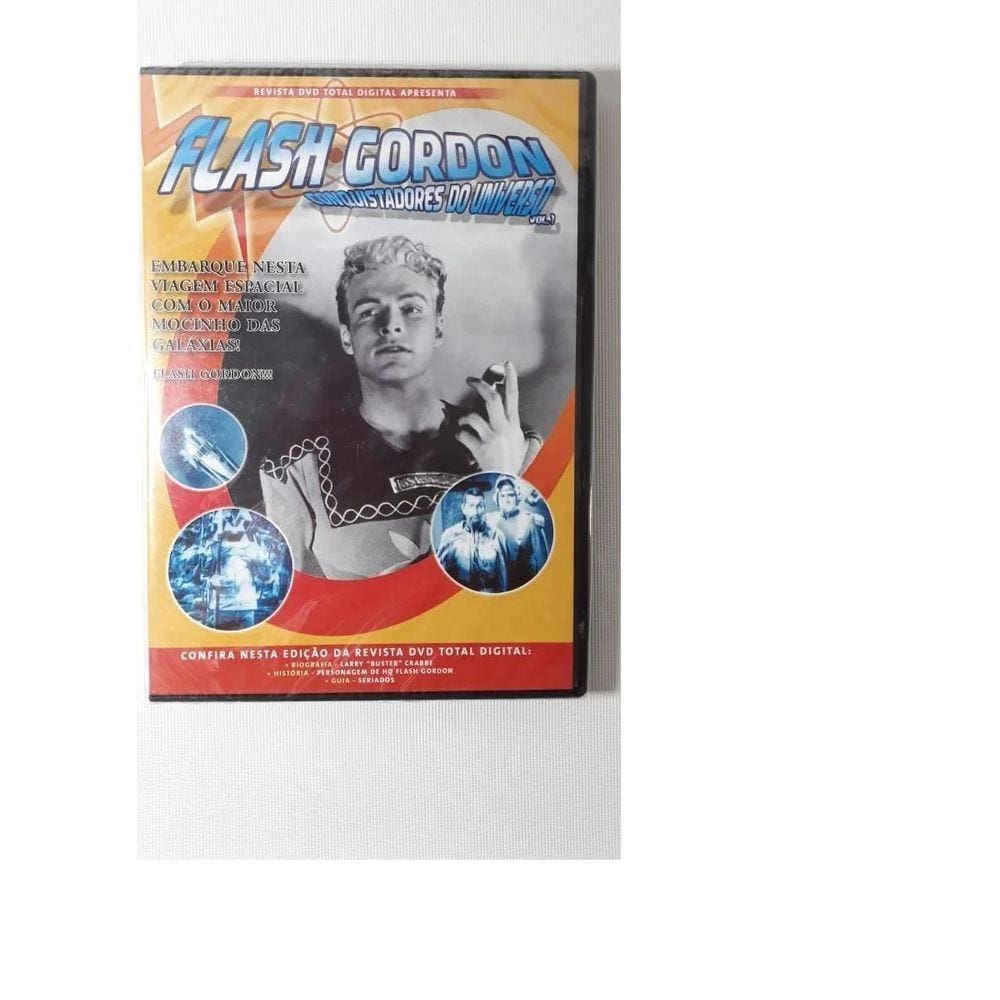 DVD Flash Gordon Conquistadores do Universo Vol. 1