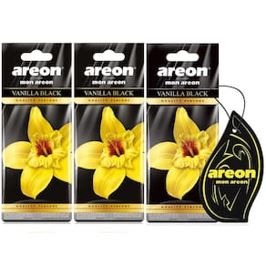 3 Perfumes Pra Carro Cheirinho Areon Vanilla Black
