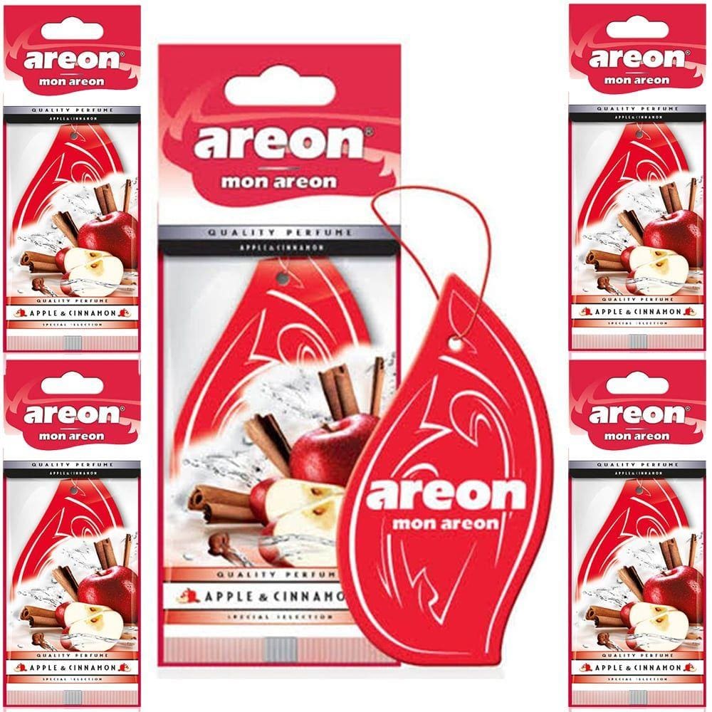 5 Perfumes Pra Carro Cheirinho Areon Maça e Canela