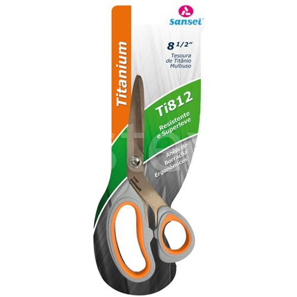 Tesoura Profissional de Titânio 8  1/2”  22 Centímetros