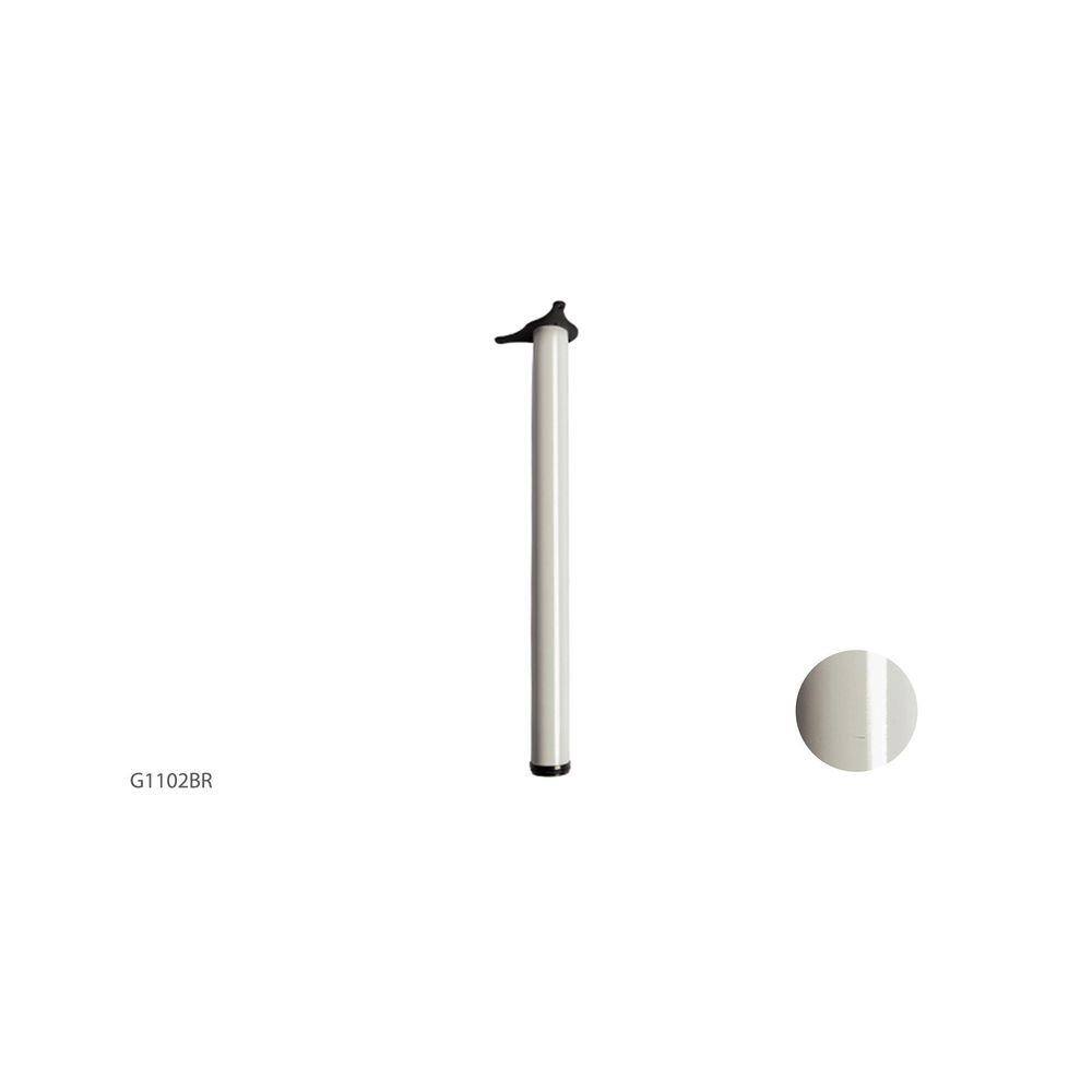 Pe De Mesa Aço 60X73Cm Branco - Hardt