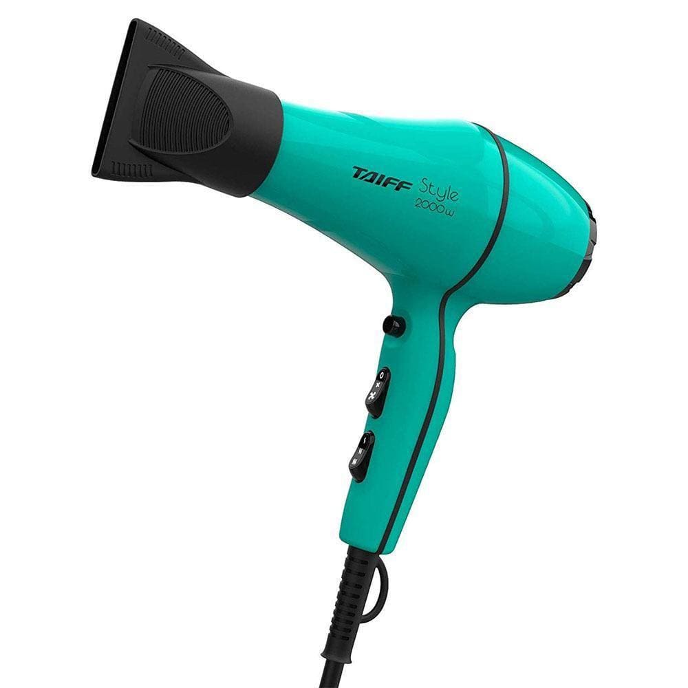 Secador de Cabelo Taiff Style, 2 Velocidades, 3 Temperaturas, 2000W, Azul Tiffany - 220V