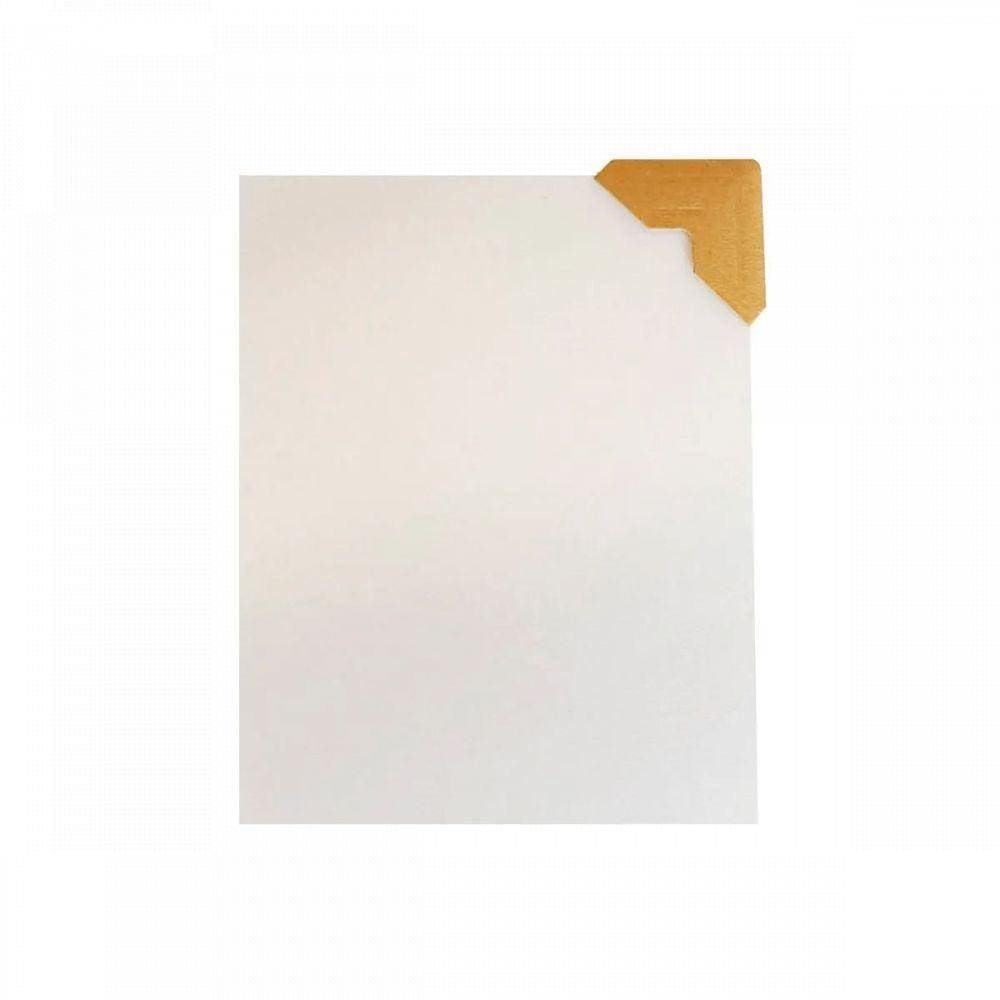 Cantoneiras de Papel Para Fotos Auto Adesivas 84und Marrom