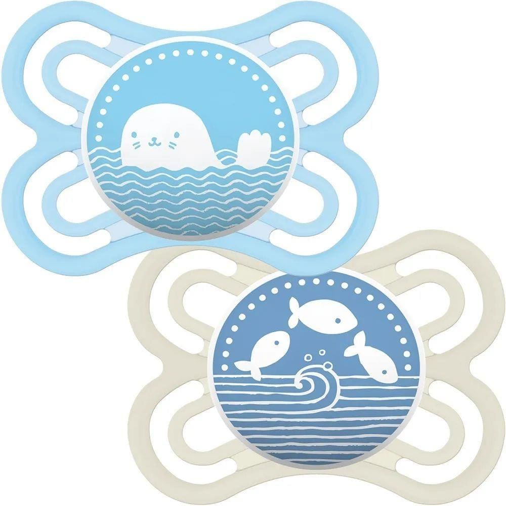 Kit 2 Chupetas Mam Perfect (0-6m) Boy