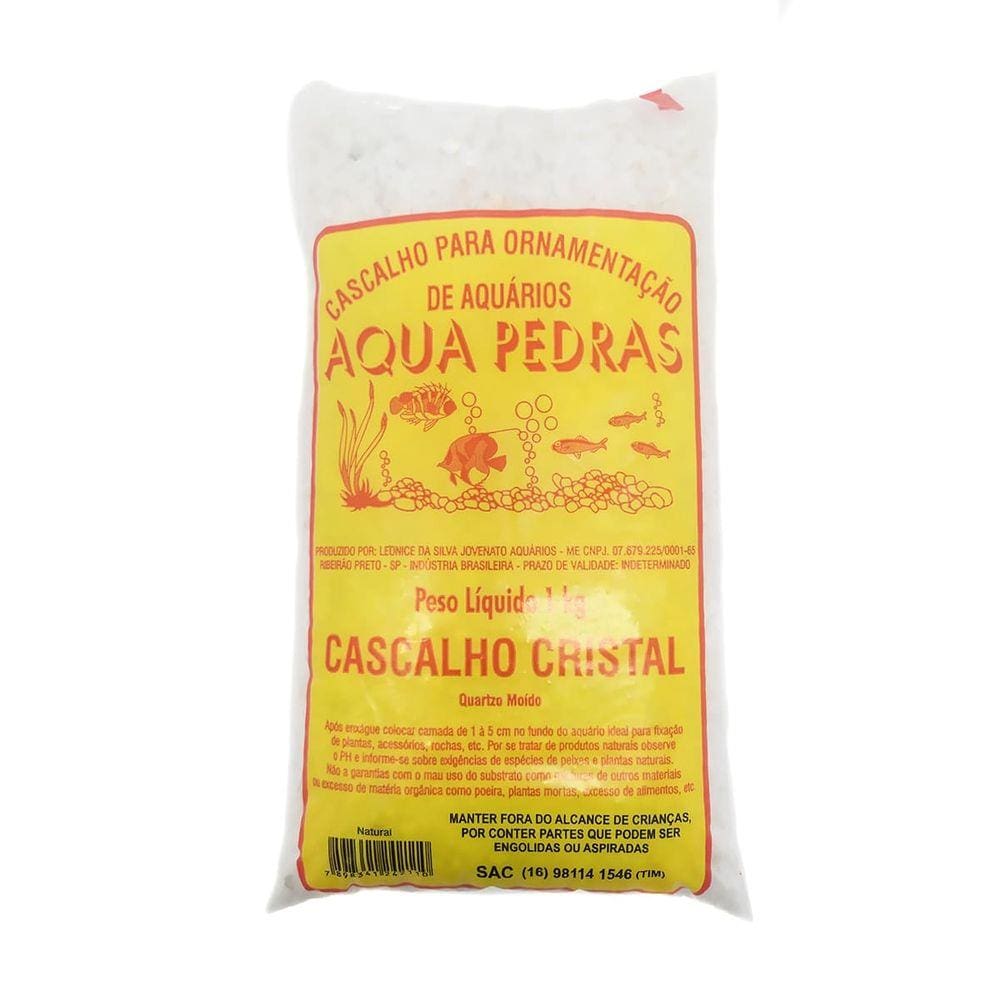 Substrato Cristal Natural p/ Aquários e Jardins N°1 - 1kg