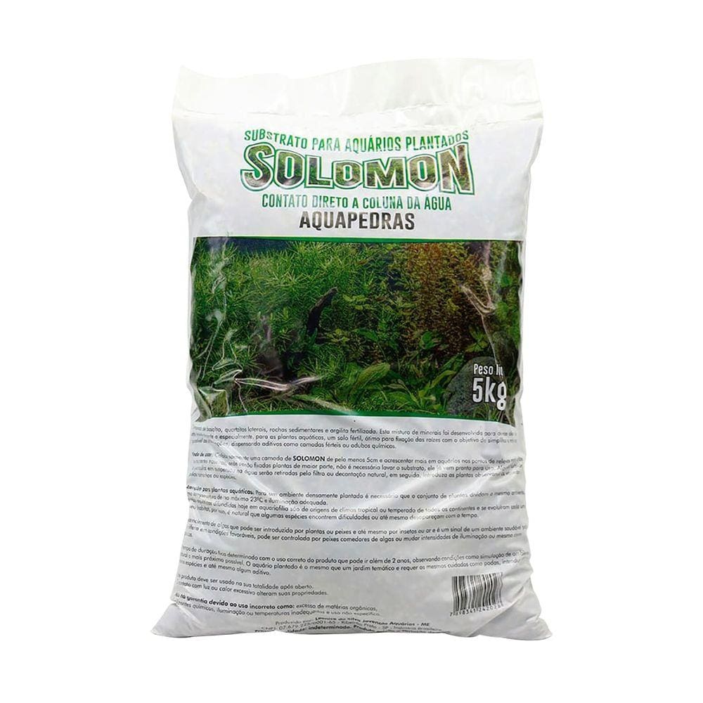 Substrato Fértil Solomon 5kg P/ Aquario Plantado