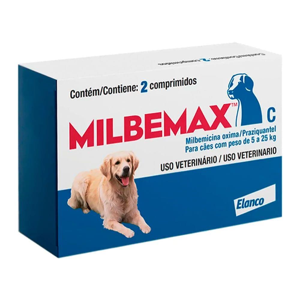 Milbemax C para Cães 5 a 25kg