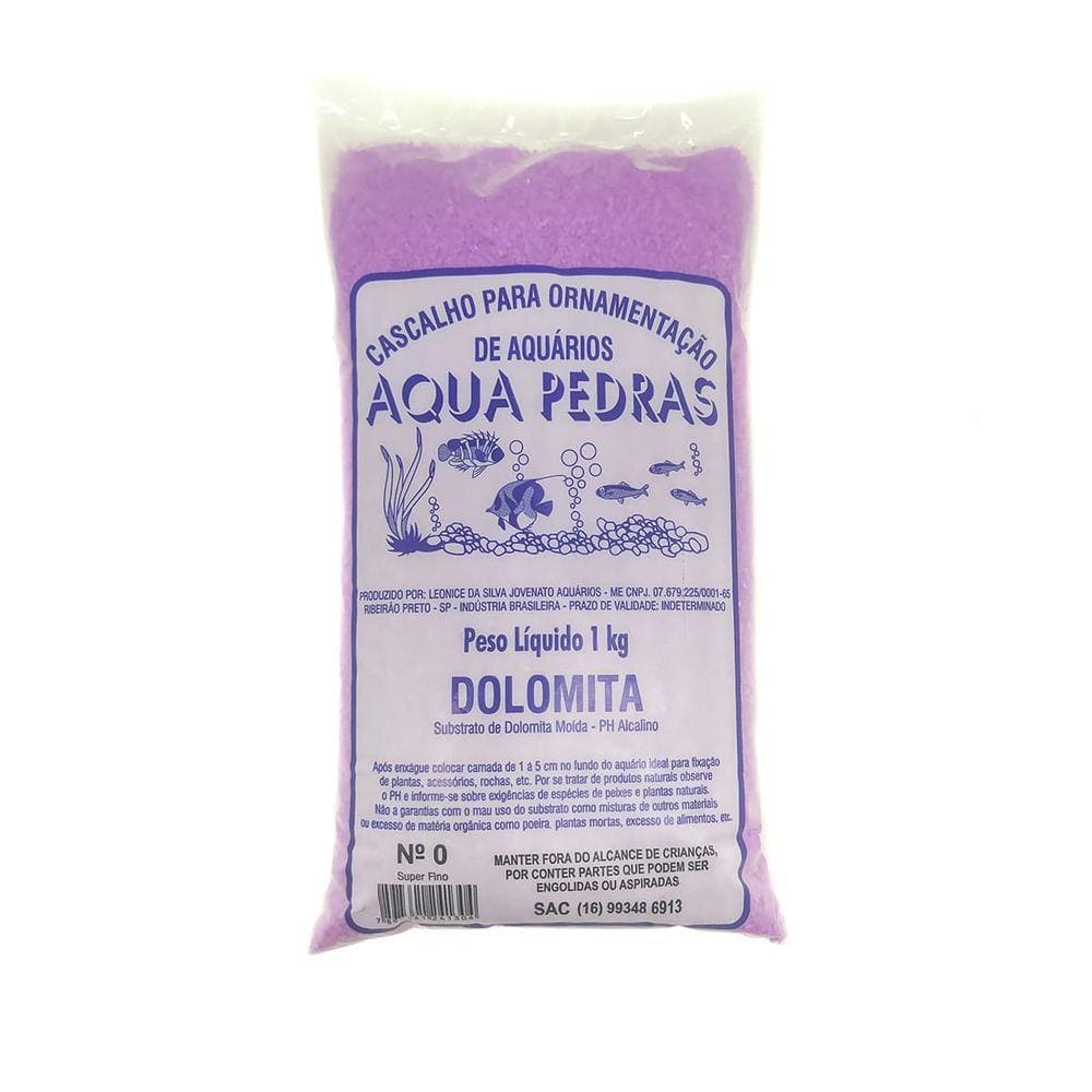 Areia Lilás para Aquários, Jardins e Decoração Nº 0 - 1kg