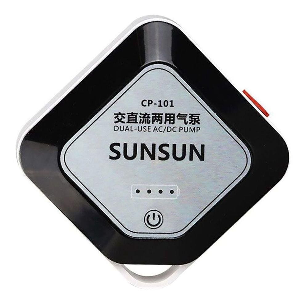 COMPRESSOR DE AR COM BATERIA SUNSUN CP-101 - 1,5 L/M Bivolt