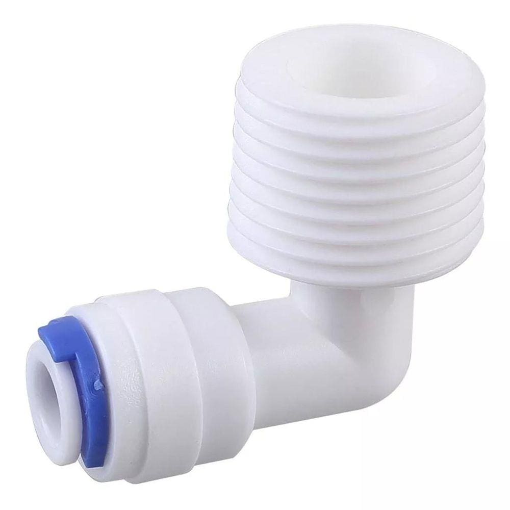 COTOVELO C/ ENGATE RAPIDO 1/4" x MANG. FINA (1/4")