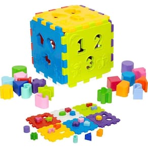 Brinquedo Educativo Cubo Didático - Mercotoys