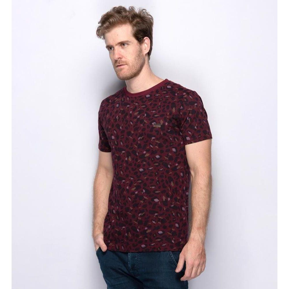 Tshirt Masculina Teodoro Animal Print Discreta Moderna Macia