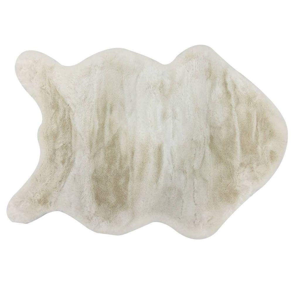 Tapete Pele Borrego 060x090 Marfim Niazitex