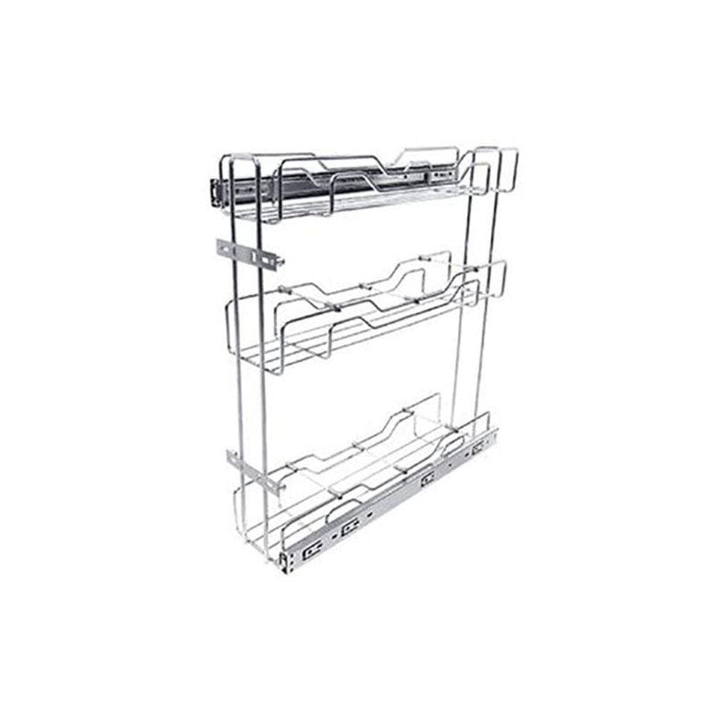 Porta Latas/Óleos Triplo Lateral Inox 3394 Jomer