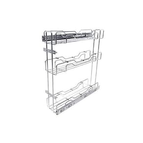 Porta Latas/Óleos Triplo Lateral Inox 3394 Jomer