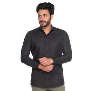 Camisa Social Masculina Teodoro ML Algodão Poá Casual