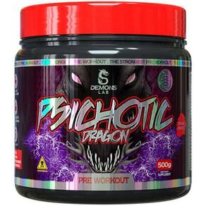 Psichotic Dragon Pre Treino Green Apple - Demons Labs (500G)