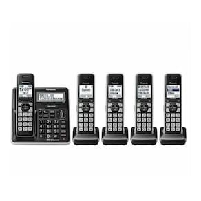 Telefone Sem Fio Panasonic 5 Bases Fones De Ouvido Bluetooth