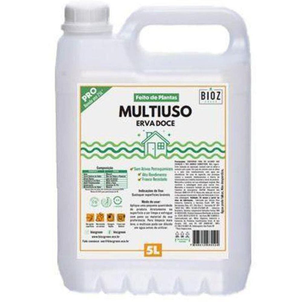 Multiuso Limpeza Biodegradável Verbena Bioz Green 5L