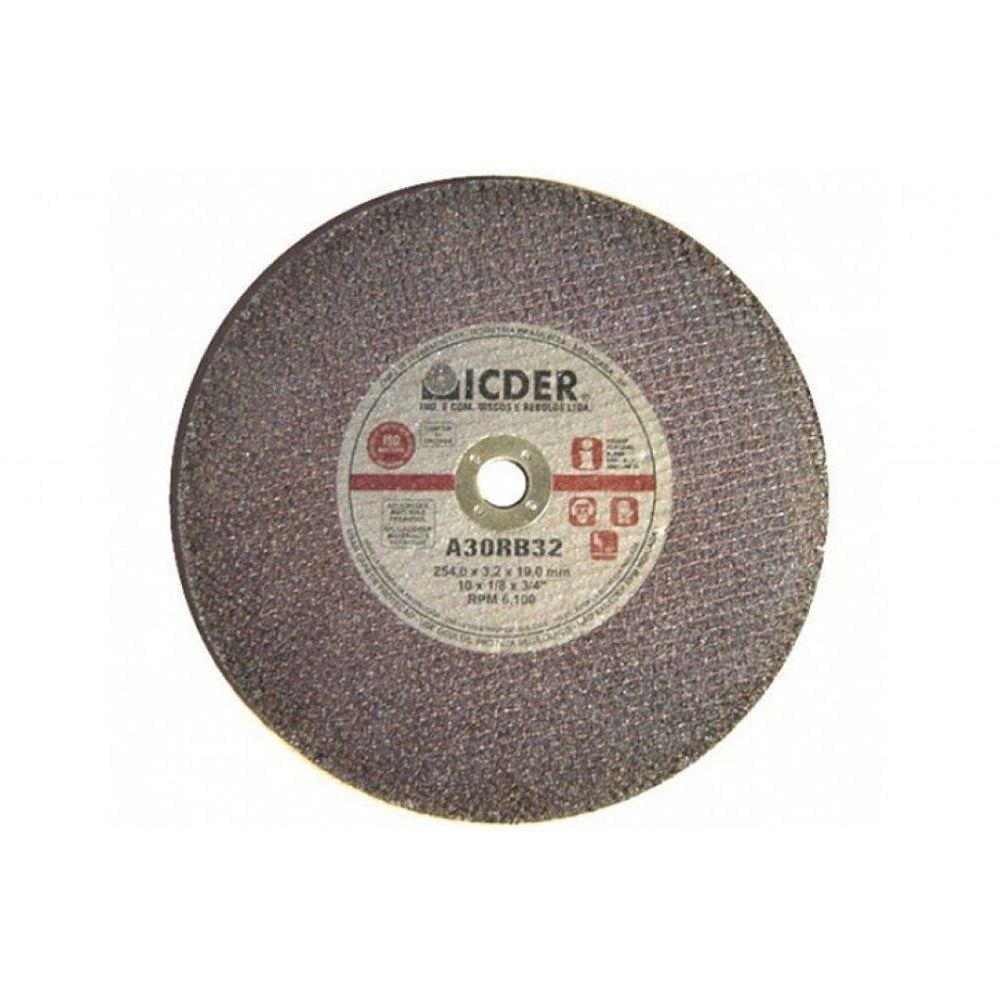 Disco De Corte A30RB32 16 x 3/16" x 1" - Icder