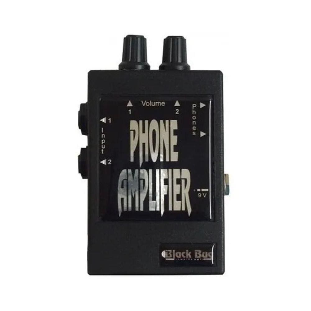 Amplificador De Fone Pa Black Bug