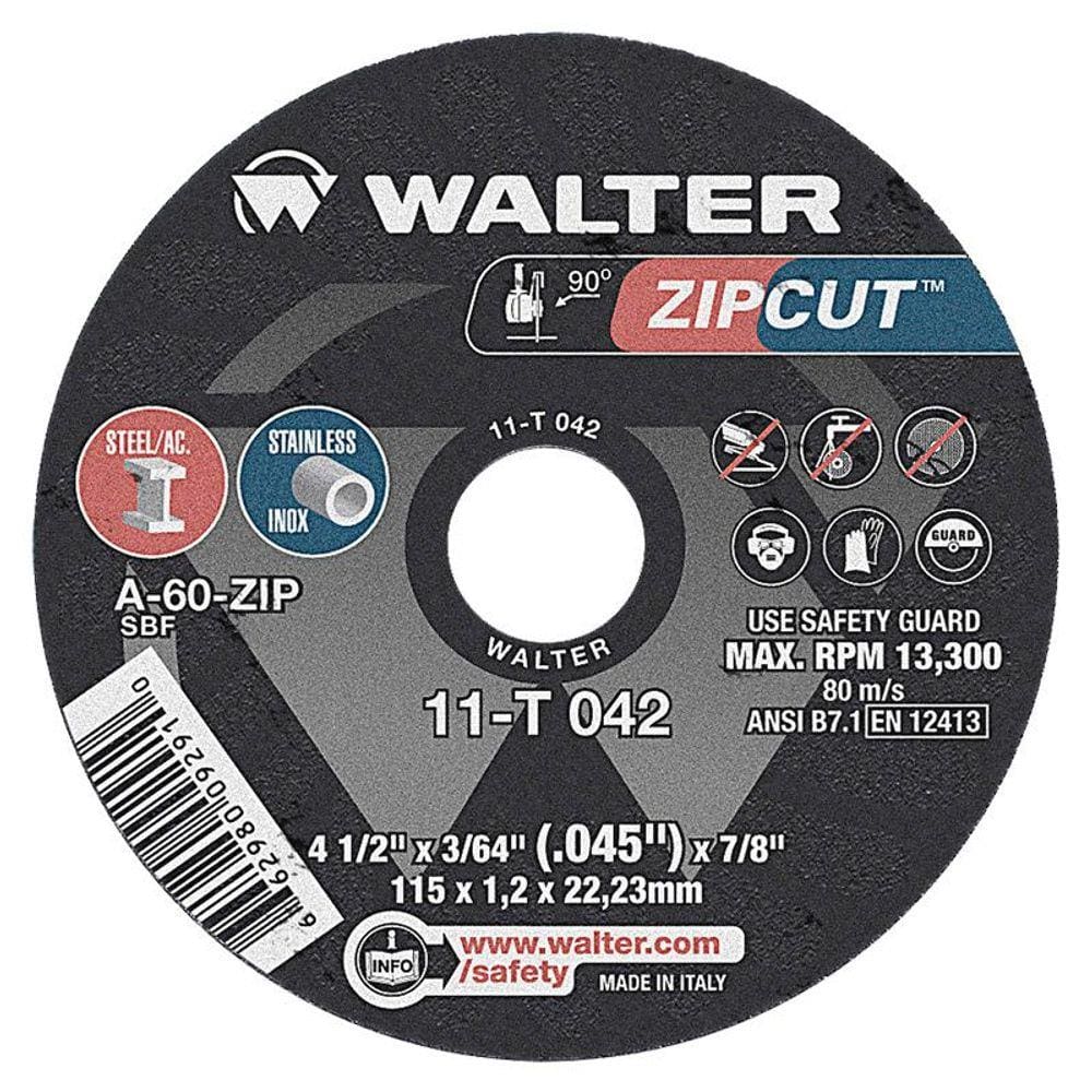 DISCO DE CORTE ZIPCUT 4 1/2" X3/64" X7/8"
