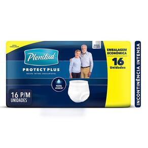 Roupa Intima Plenitud Protect Plus P/M - 16 unidades
