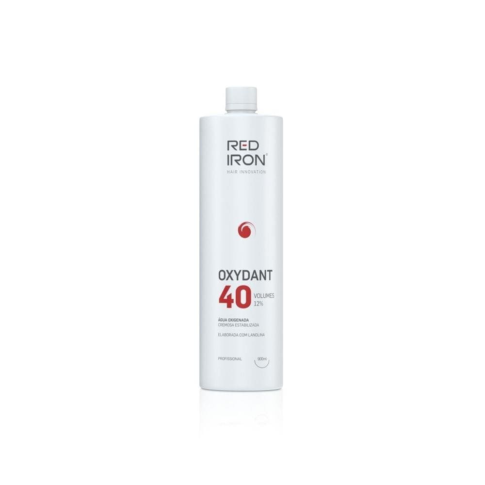 Água Oxigenada Red Iron Vol. 40 - Frasco De 900ml Ox Red Iron