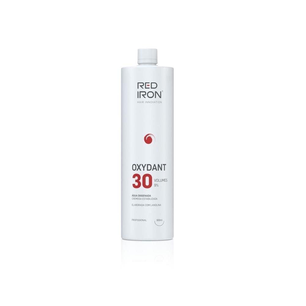 Água Oxigenada Red Iron Vol. 30 - Frasco De 900ml Ox Red Iron