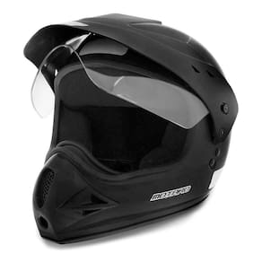 Capacete Moto Motocross Fechado Com Viseira Ebf Motard Solid