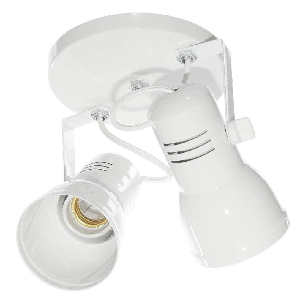 Spot led para teto ou parede para 2 lampada Branco HPL
