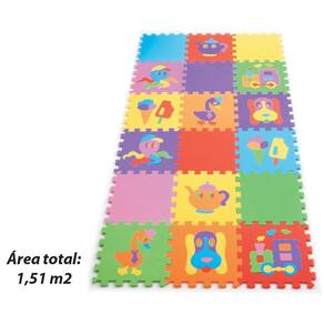 Tapete Tatame Infantil Texturizado 18 Peças