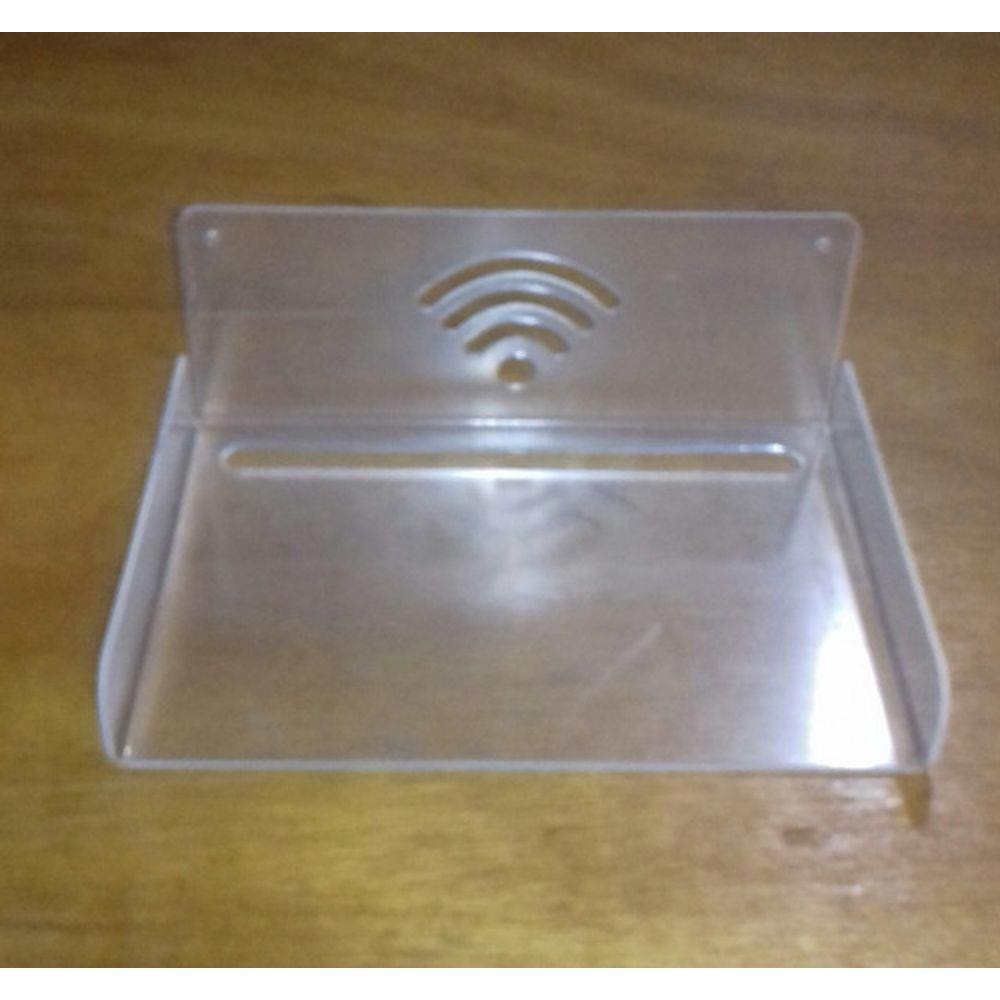 Suporte Wi-fi Bluray Roteador Receptor Modem Acrílico Cristal