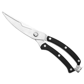 Tesoura Cozinha Para Cortar Frango Carne Peixe - Inox 25cm