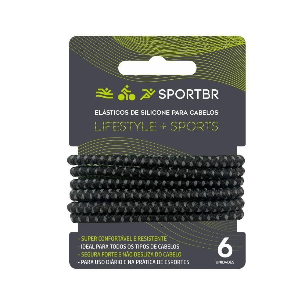 Elástico De Silicone Para Cabelo Lifestyle Sportbr