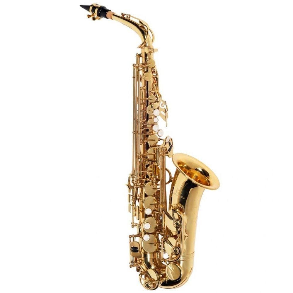 Saxofone Alto Michael Linha Essence WASM30N Dourado - com Case