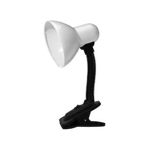 Luminária Taschibra TLM 05 com Garra Bivolt E27 Branco