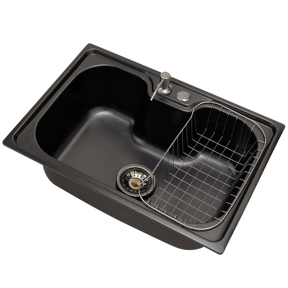 Cuba Para Cozinha Gourmet Aço Inox Carajás Pingoo.casa - Preto
